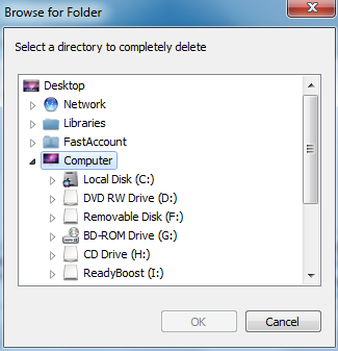 Add Folders to Delete